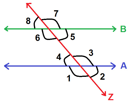 If Two Parallel Lines Are Cut By A Transversal Then Pair Of